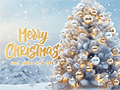 Christmas eCards Design (Gold Sparkling Christmas)