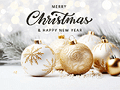 Christmas eCards Design (Golden Christmas)